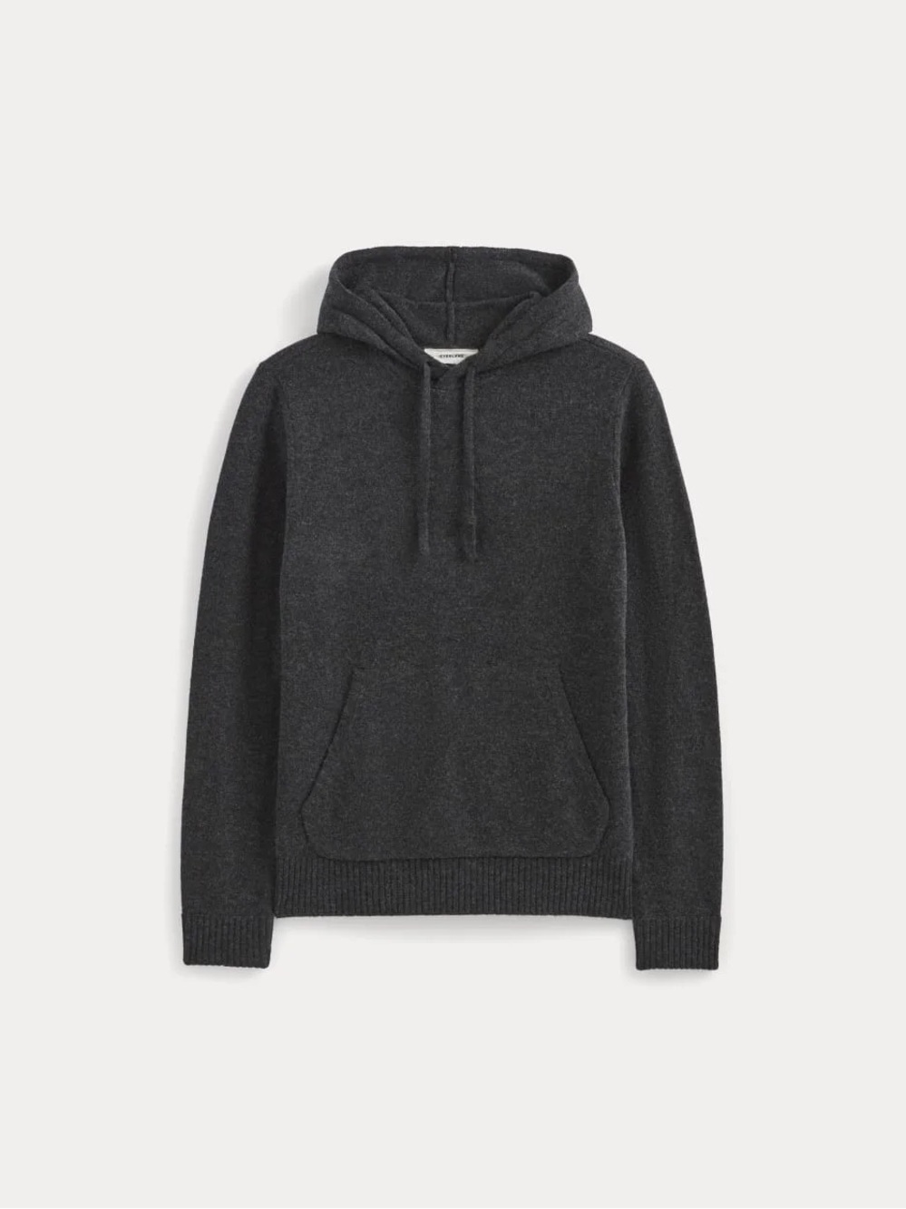 Everlane The Felted Merino 100% Wool Hoodie Knit Sweater Size S Fall Minimalist